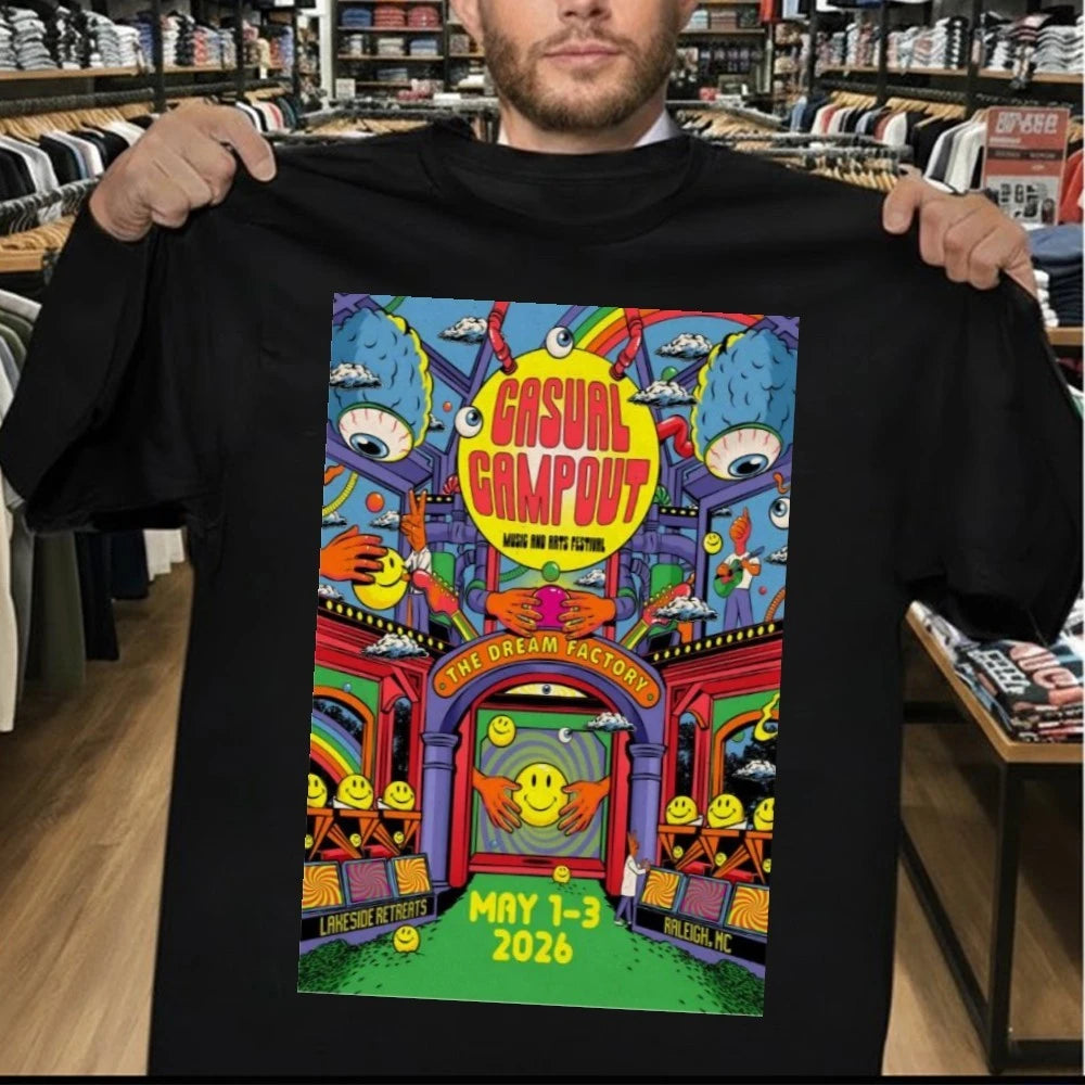 Casual Campout 5-1.5-3-2026 Lakeside Retreats Raleigh NC Poster Shirt