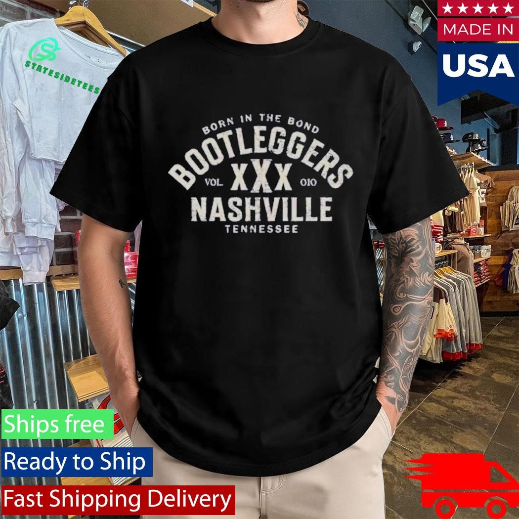 Category 10 NashvilleCategory 10 Nashville Bootleggers Born In Bond T-Shirt Heartbreaker T-Shirt