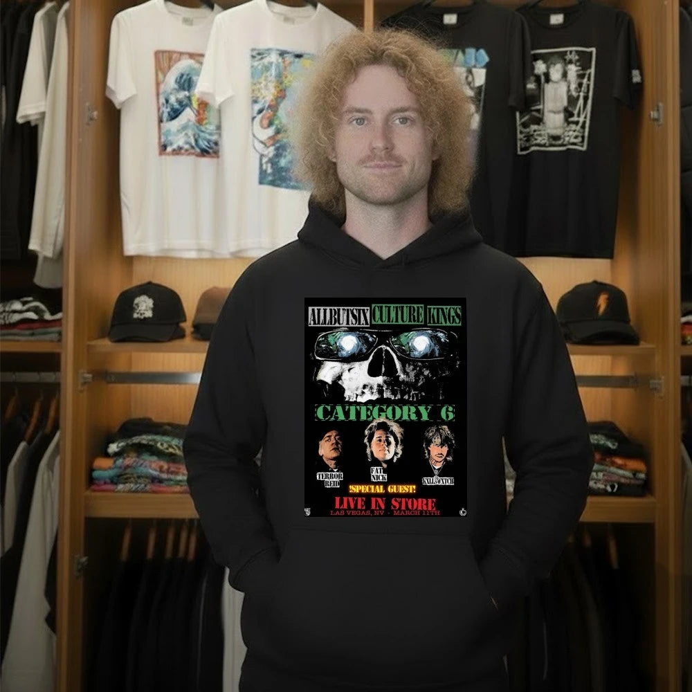 Category 6 Live In-Store Poster At Culture Kings In Las Vegas NV On March 11 2026 Shirt