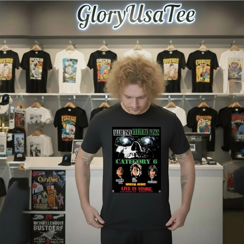 Category 6 Live In-Store Poster At Culture Kings In Las Vegas NV On March 11 2026 Shirt