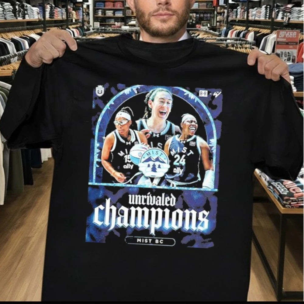 Celebrate Mist BC Wins The 2026 Unrivaled Championship Shirt