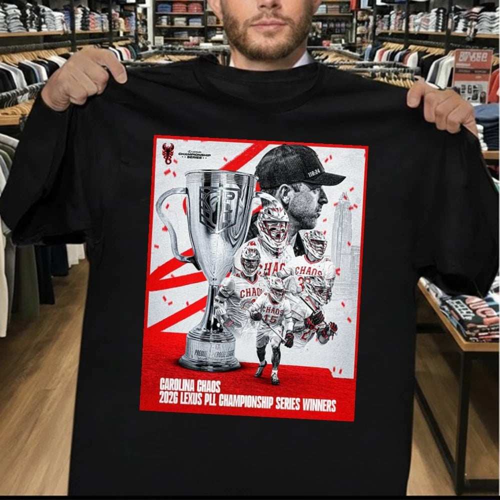 Celebrates Carolina Chaos Champions Lexus PLL Championship 2026 Series Poster Shirt