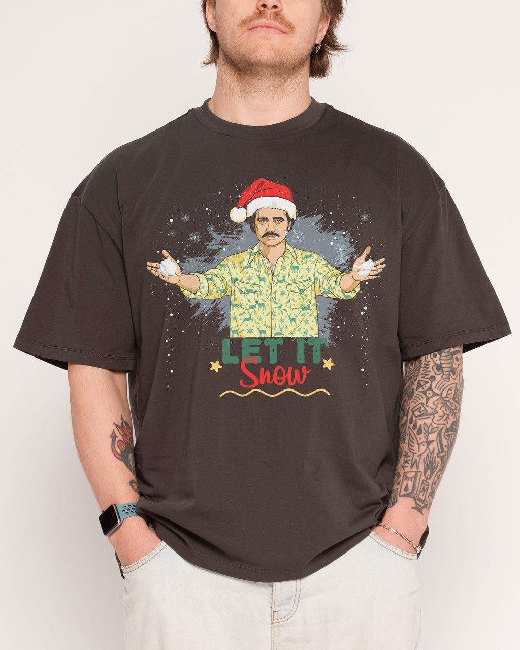 Let it Snow Oversized Tee