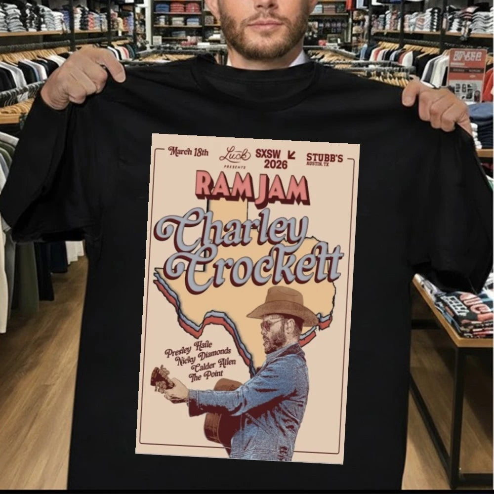 Charley Crockett March 18 2026 Austin, TX Poster Shirt