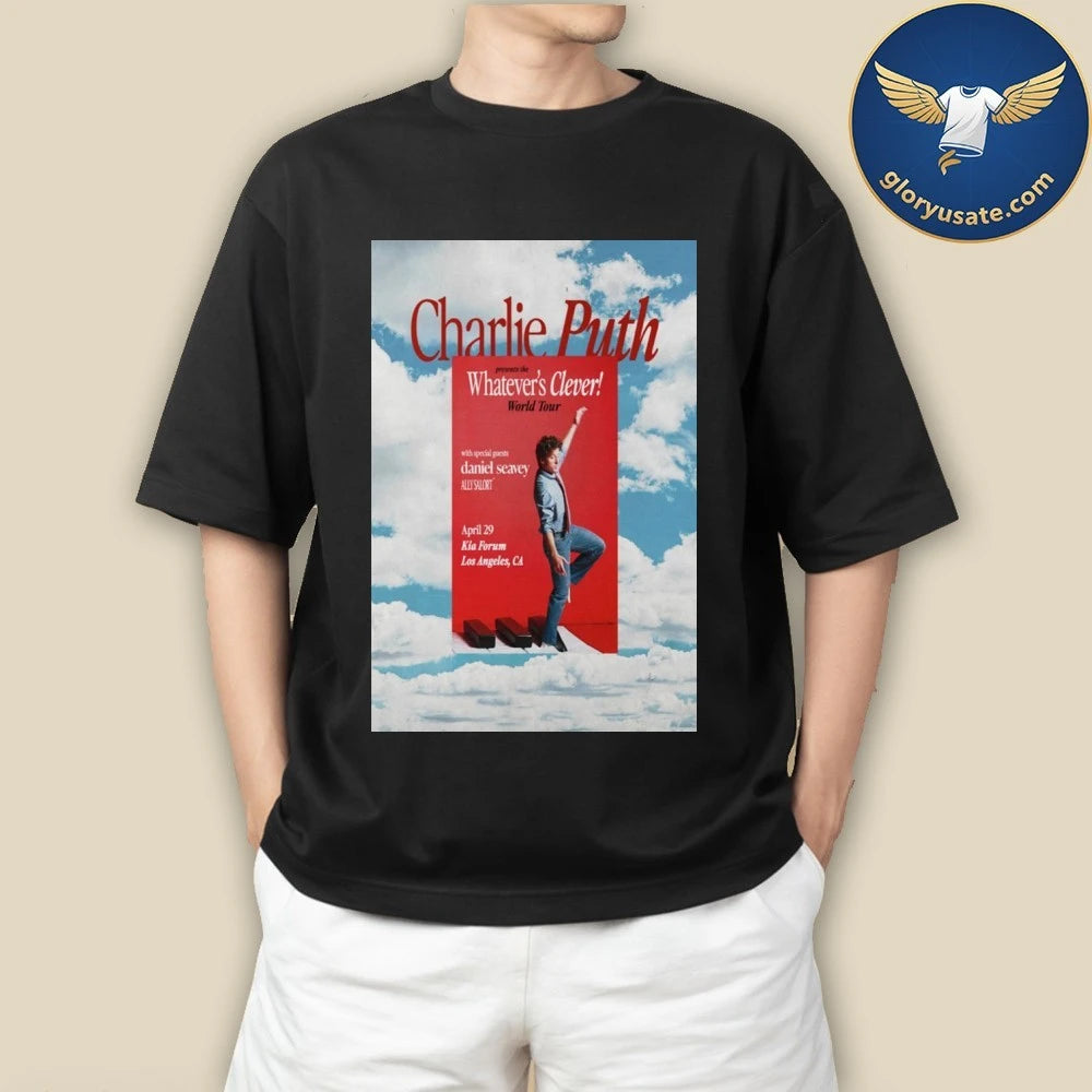 Charlie Puth Apr 29 2026 Kia Forum Los Angeles CA Poster Shirt