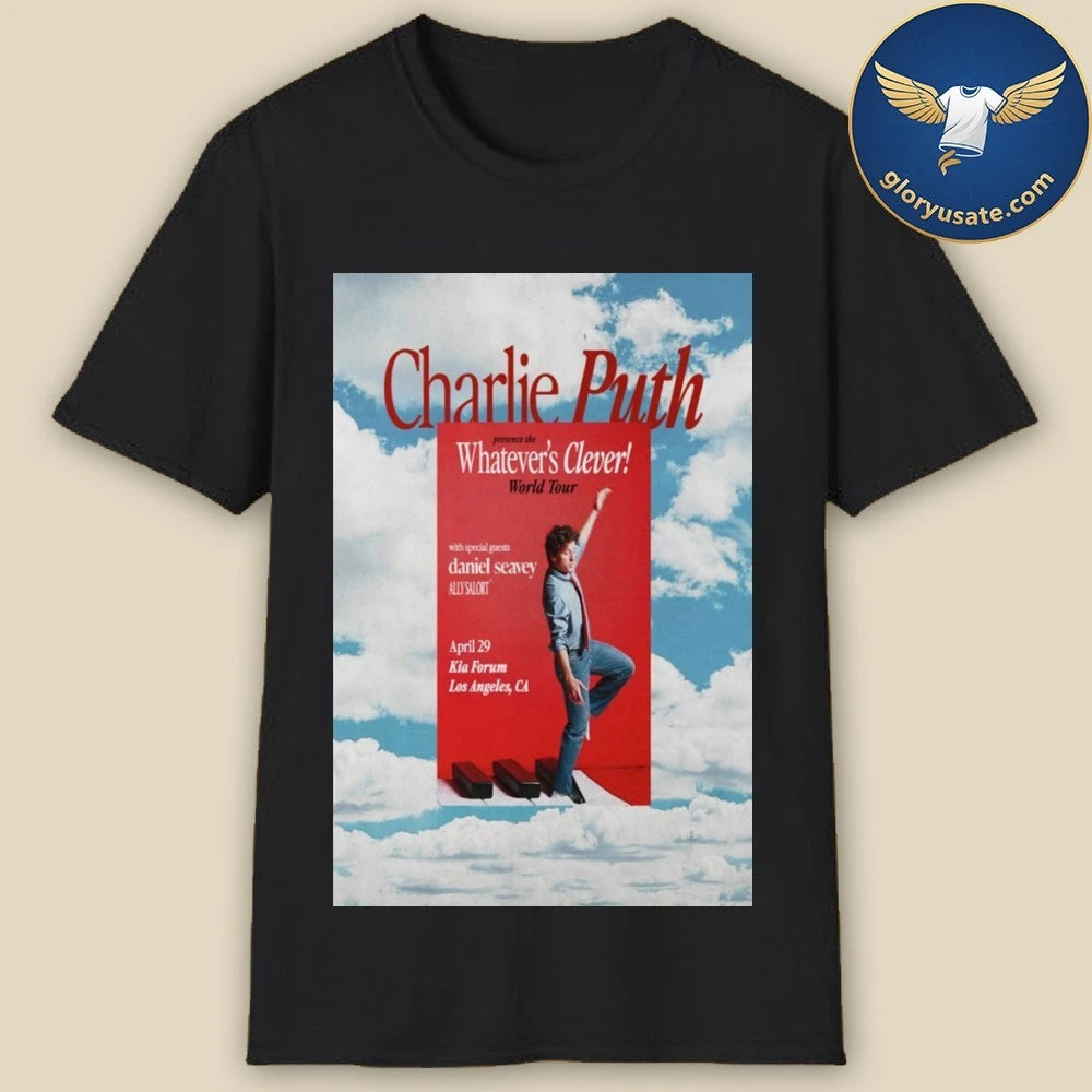 Charlie Puth Apr 29 2026 Kia Forum Los Angeles CA Poster Shirt