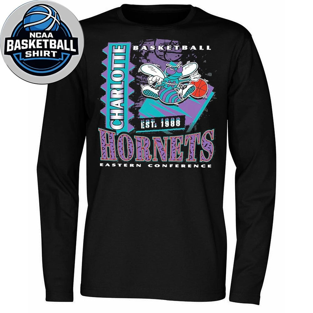 Charlotte Hornets Eastern Conference Regional Court Franklin T-Shirt