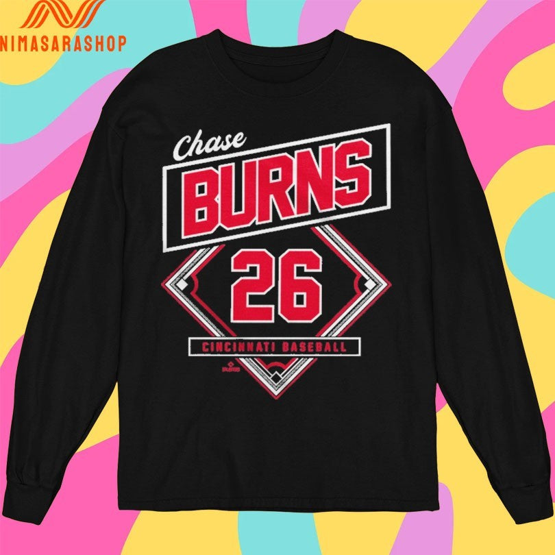 Chase Burns 26 Cincinnati Baseball Classic Diamond Shirts