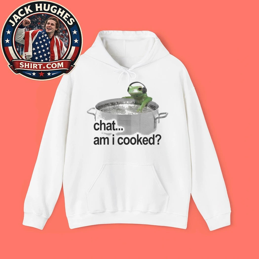 Chat Am I Cooked Frog T-shirt