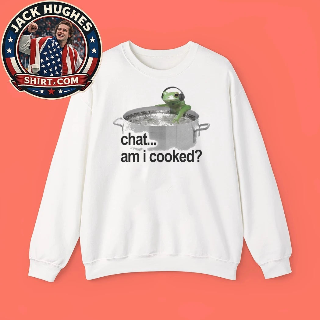 Chat Am I Cooked Frog T-shirt
