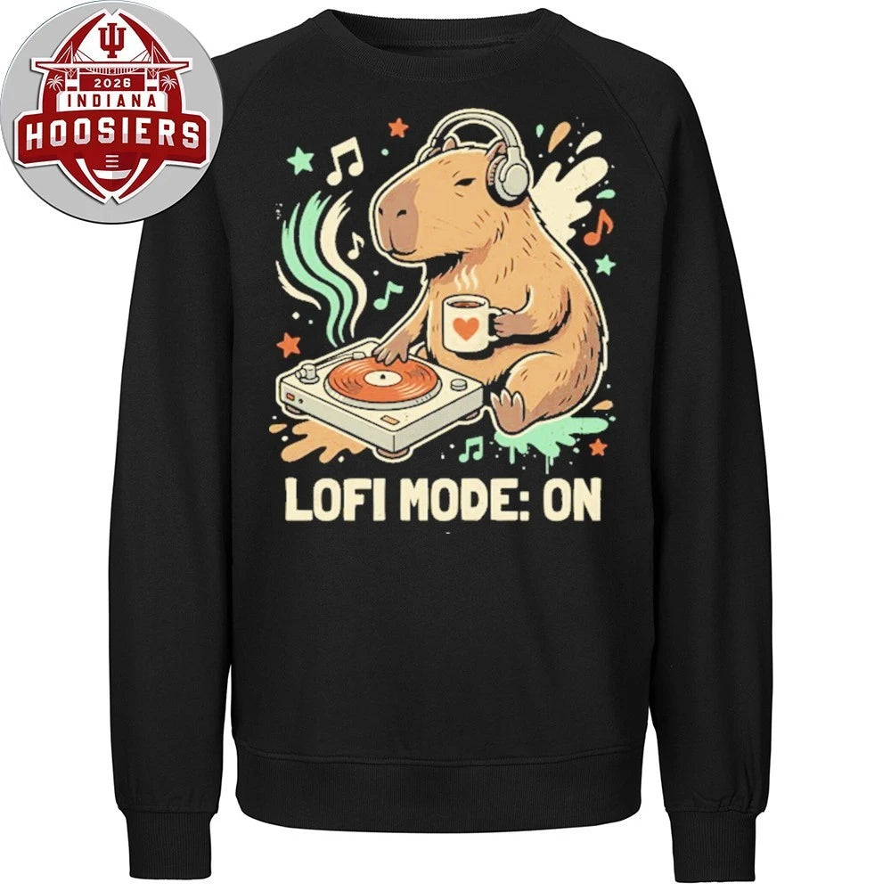 Chill Capybara DJ Retro Aesthetic Shirt