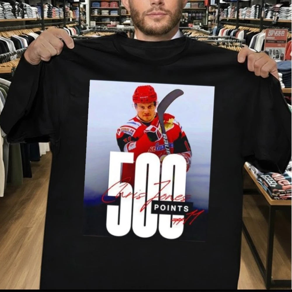 Chris Jones 500 points Swindon Wildcats hockey Shirt