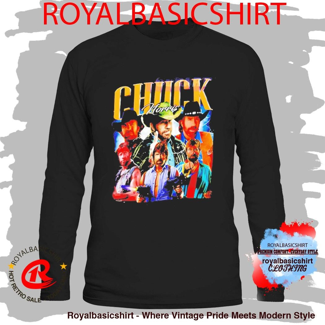 Chuck Norris Actor Movie Television Series Vintage Retro Bootleg Graphic Shirt