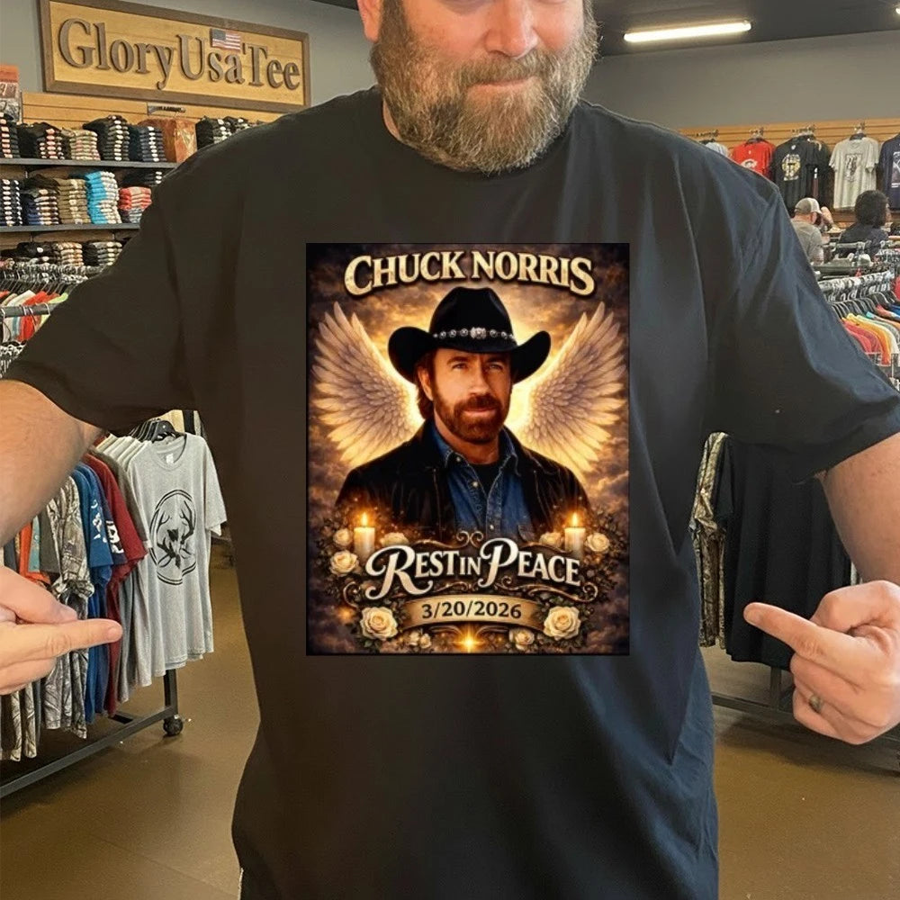 Chuck Norris Rest in Peace Memorial Shirt