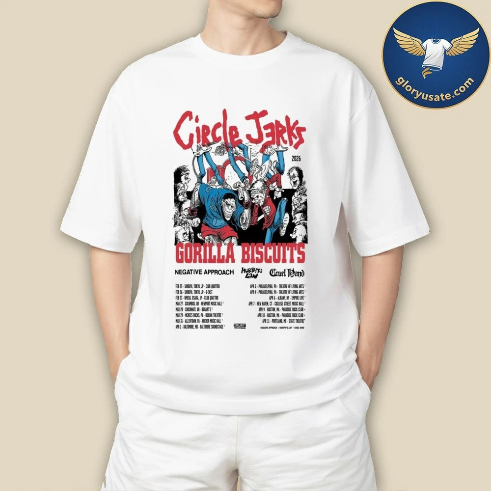Circle Jerks Show 2026 Poster Shirt