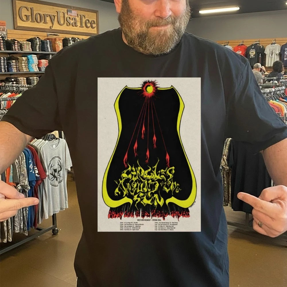 Circles Around The Sun Spring 2026 Western Roundup Tour Poster Shirt