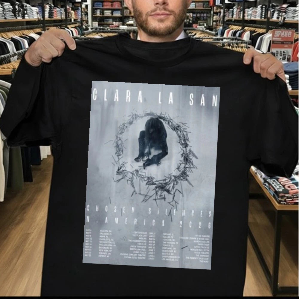 Clara La San Chosen Silences Tour North America 2026 Schedule Tour Dates Poster Shirt
