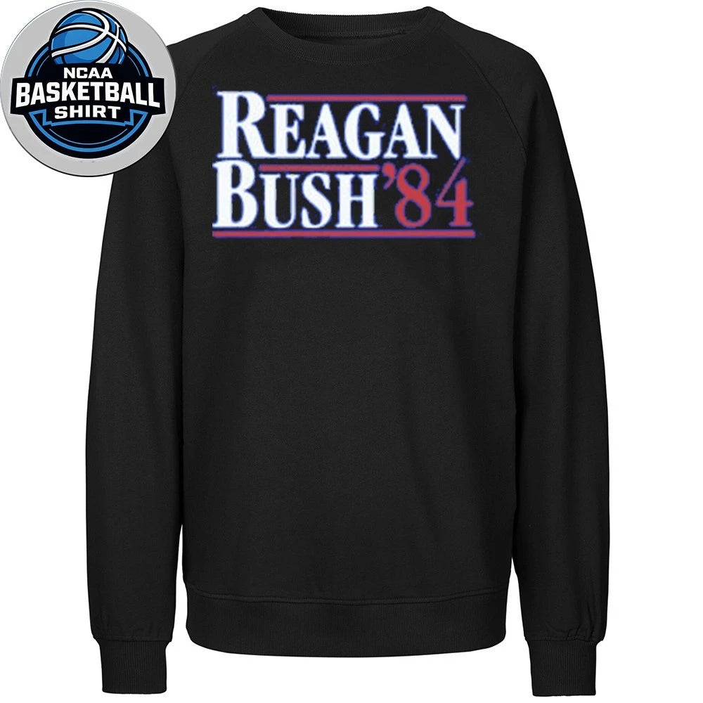 Classic Reagan Bush 84 Political Campaign Shirt