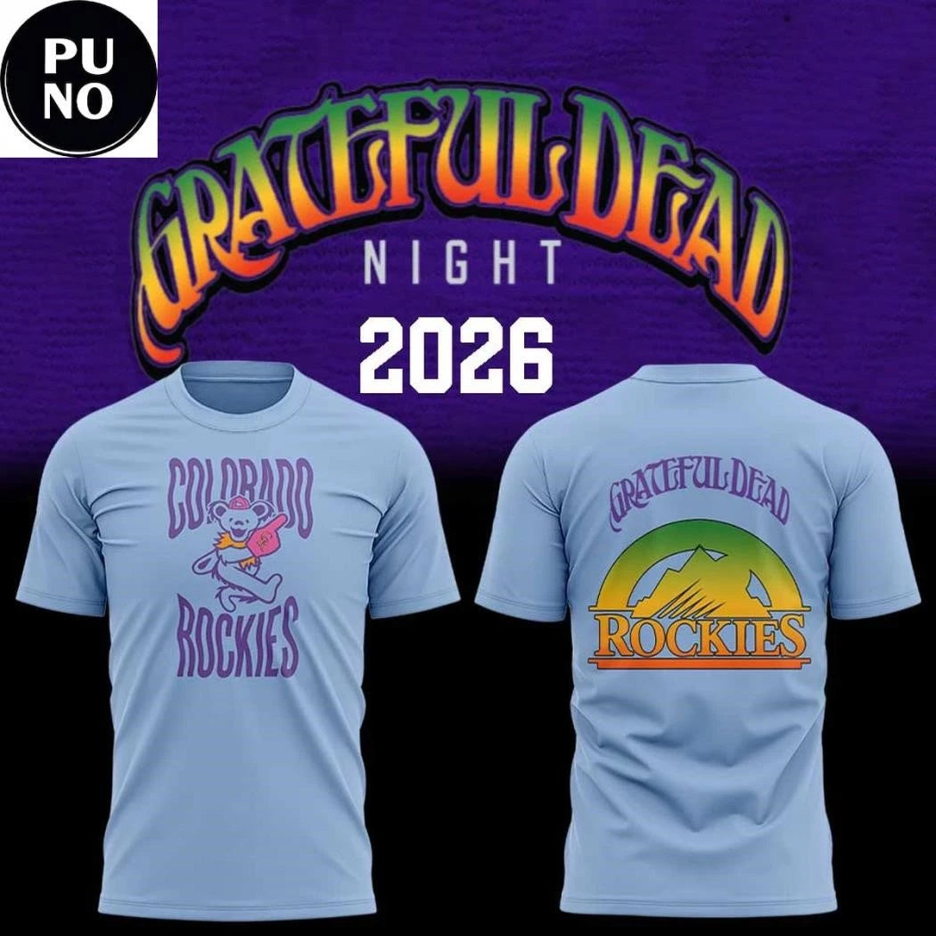 Colorado Rockies Grateful Dead Night 2026 Shirt