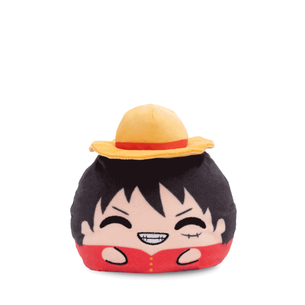 Luffy & Devil Fruit 4" Reversible Plushie
