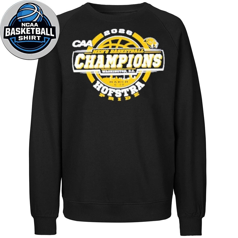Congrats Hofstra University Pride Champions CAA Men’s Basketball Tournament 2026 Logo Shirt