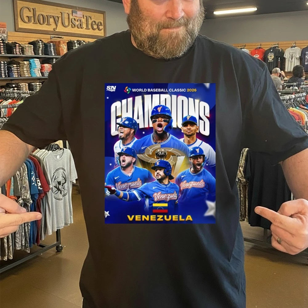 Congrats Venezuela Baseball Champions World Baseball 2026 Shirt