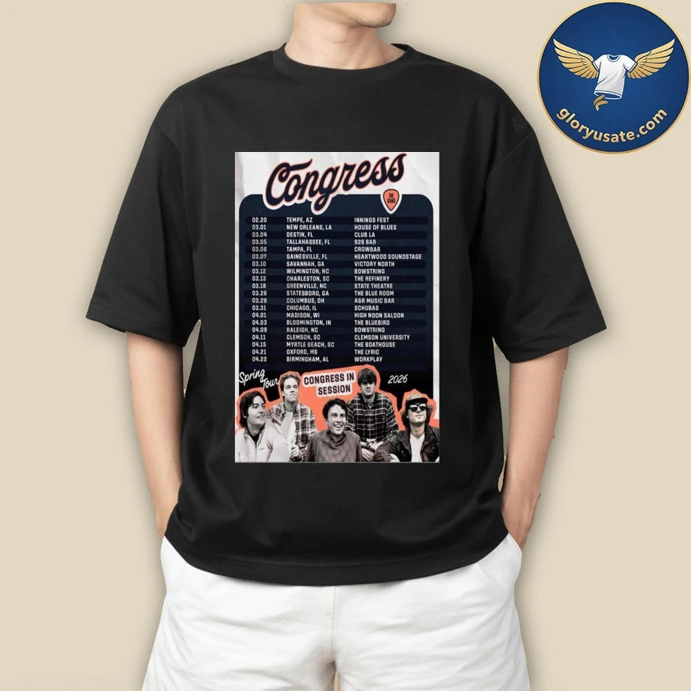 Congress The Band Spring Tour 2026 Poster Dates Shirt
