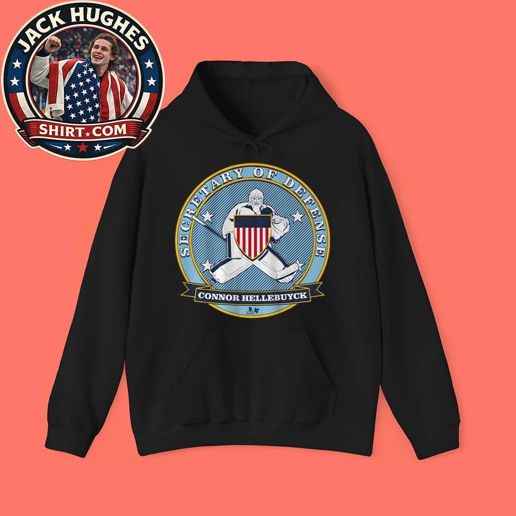 Connor Hellebuyck Secretary of Defense Hockey Shirt