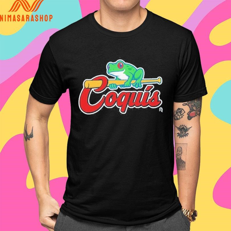 Coquís Frog Baseball Shirts