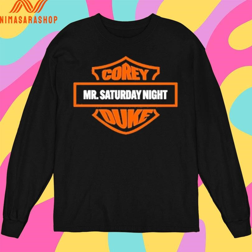 Corey Duke Badge Mr Saturday Night Shirts