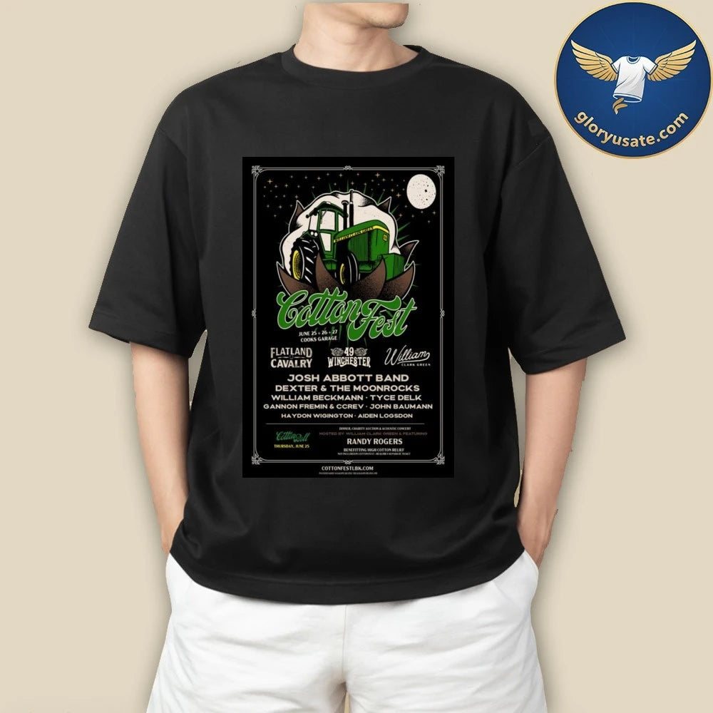 Cotton Fest June 25-27 2026 Cooks Garage Texas Poster Shirt