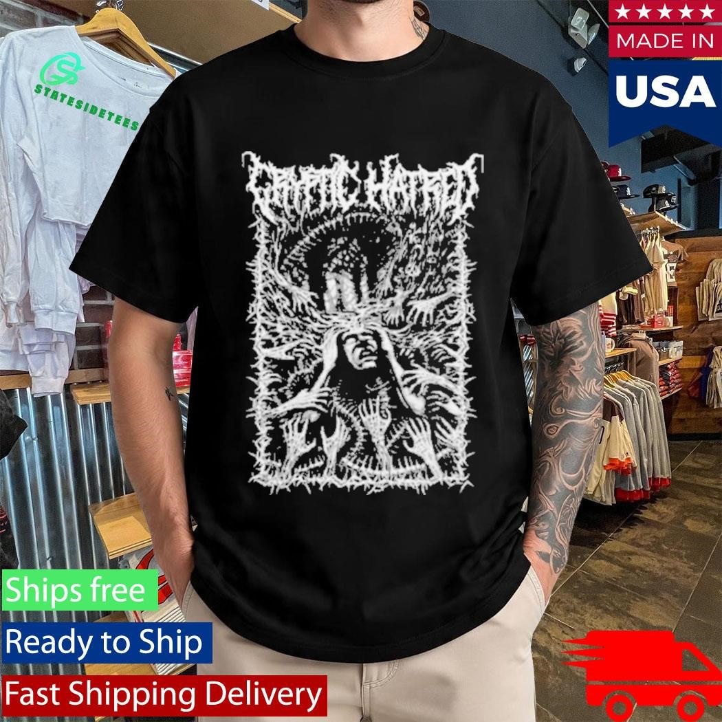 Cryptic Hatred Internal Torment B&amp;W T-Shirt