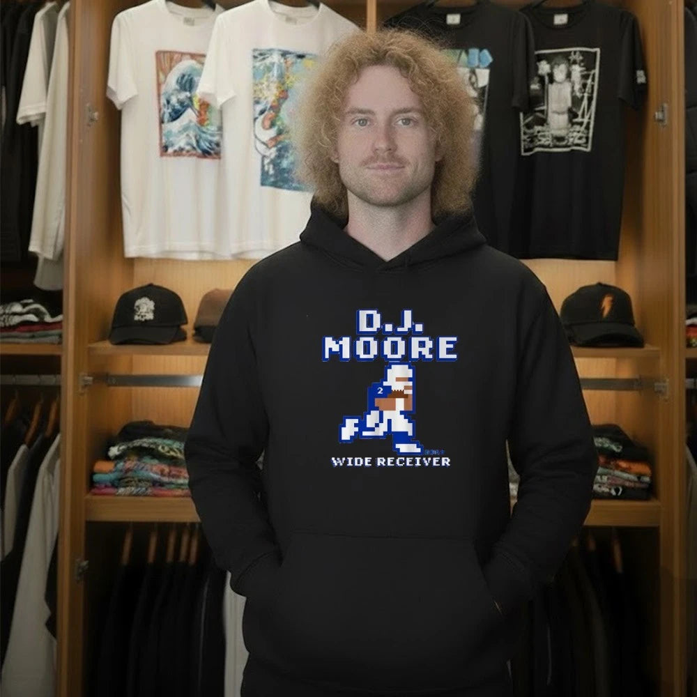 D.J. Moore Retro Baller Wide Receiver Shirt