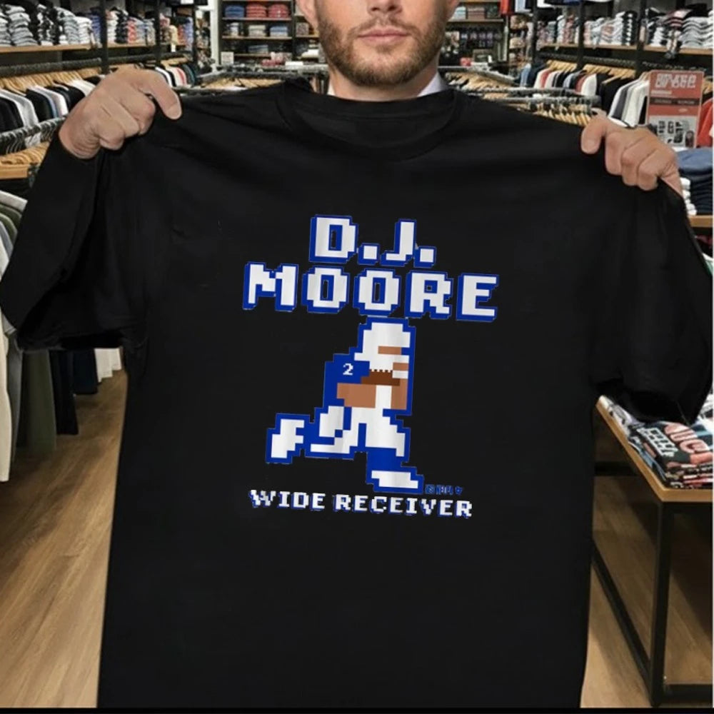 D.J. Moore Retro Baller Wide Receiver Shirt
