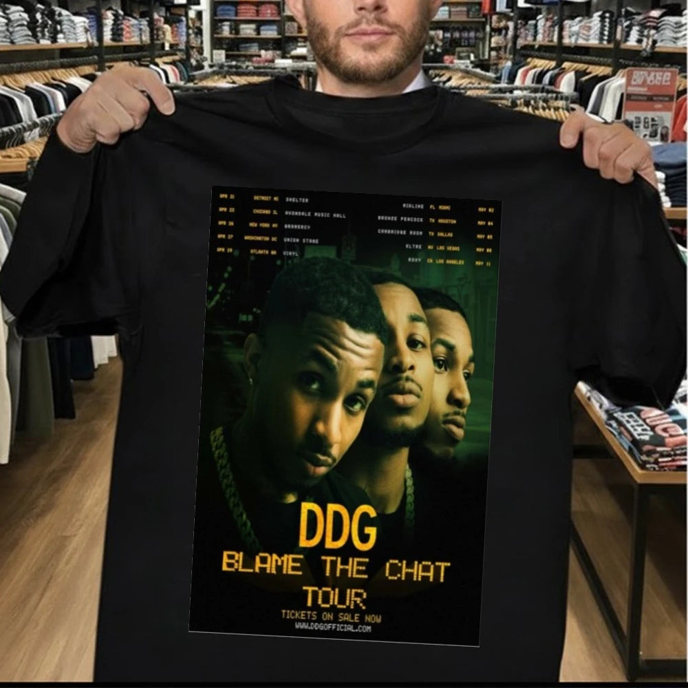DDG Blame The Chat Tour 2026 Poster Shirt