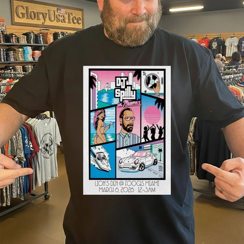 DJ Spiller Lion’s Den Mar 6 2026 Poster Shirt