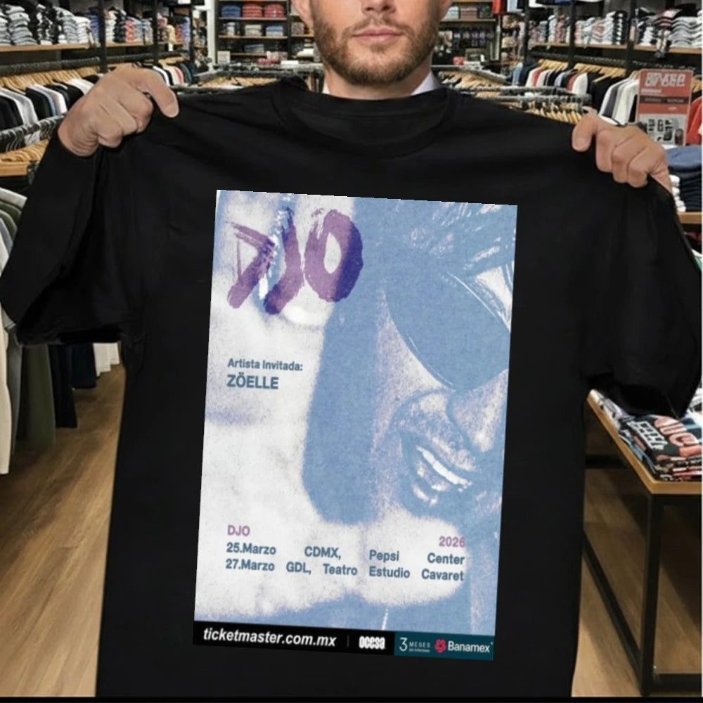 DJO &amp; Zoe 25 y 27 de marzo 2026 Mexico Poster Shirt