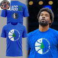 Dallas Mavericks Naji Marshall 2026 In Flagg We Trust Logo Two Sided Graphic T-Shirt
