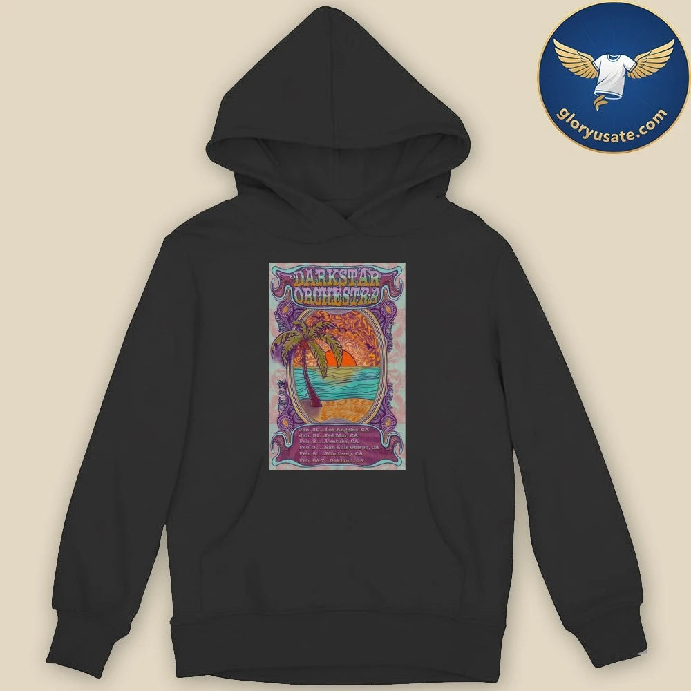 Dark Star Orchestra 2026 Tour CA Poster Shirt