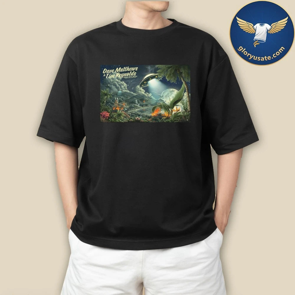 Dave Matthews and Tim Reynolds Jan 22 2026 Show Mexico Poster Shirt