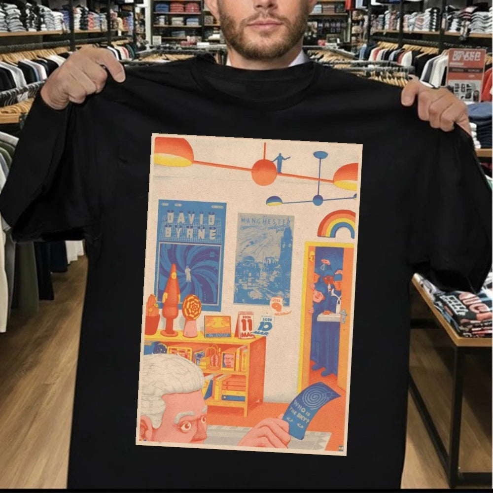 David Byrne March 10-11 2026 In Manchester UK Poster Shirt
