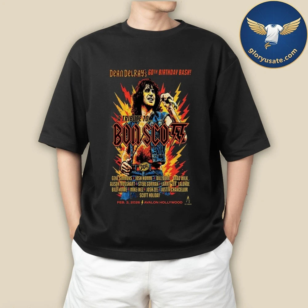 Dean Delray 60th Birthday Bash February 3 2026 Avalon Hollywood Poster Shirt