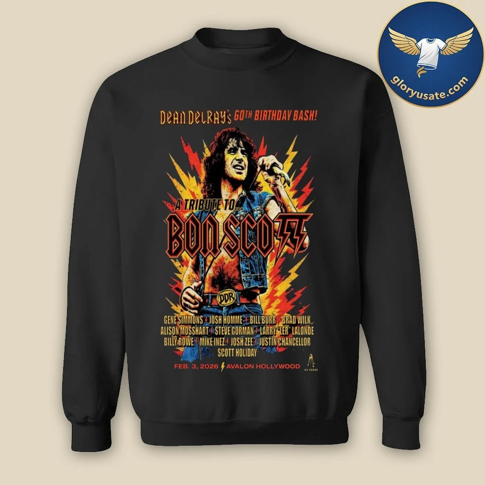 Dean Delray 60th Birthday Bash February 3 2026 Avalon Hollywood Poster Shirt