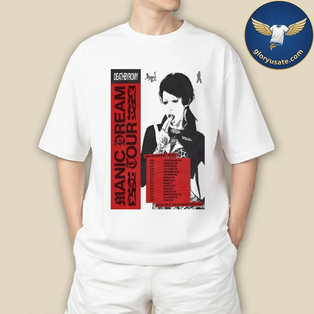 Deathbyromy UK And Europe 2026 Tour Poster Shirt