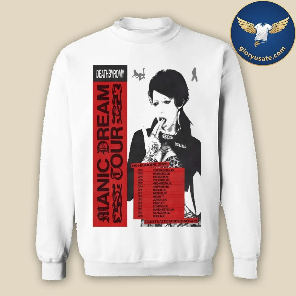 Deathbyromy UK And Europe 2026 Tour Poster Shirt