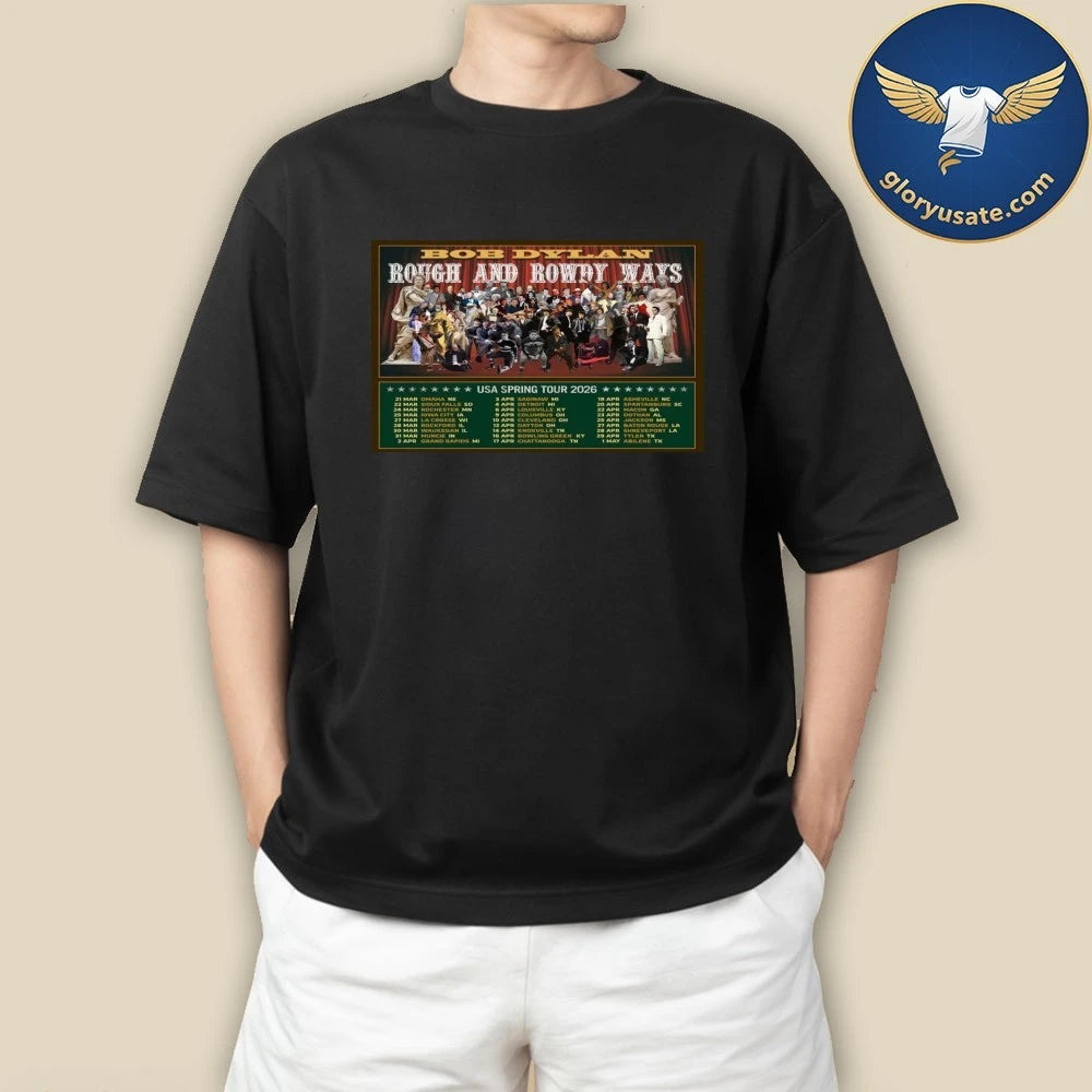 Definitely Dylan USA Spring New Tour 2026 Poster Shirt