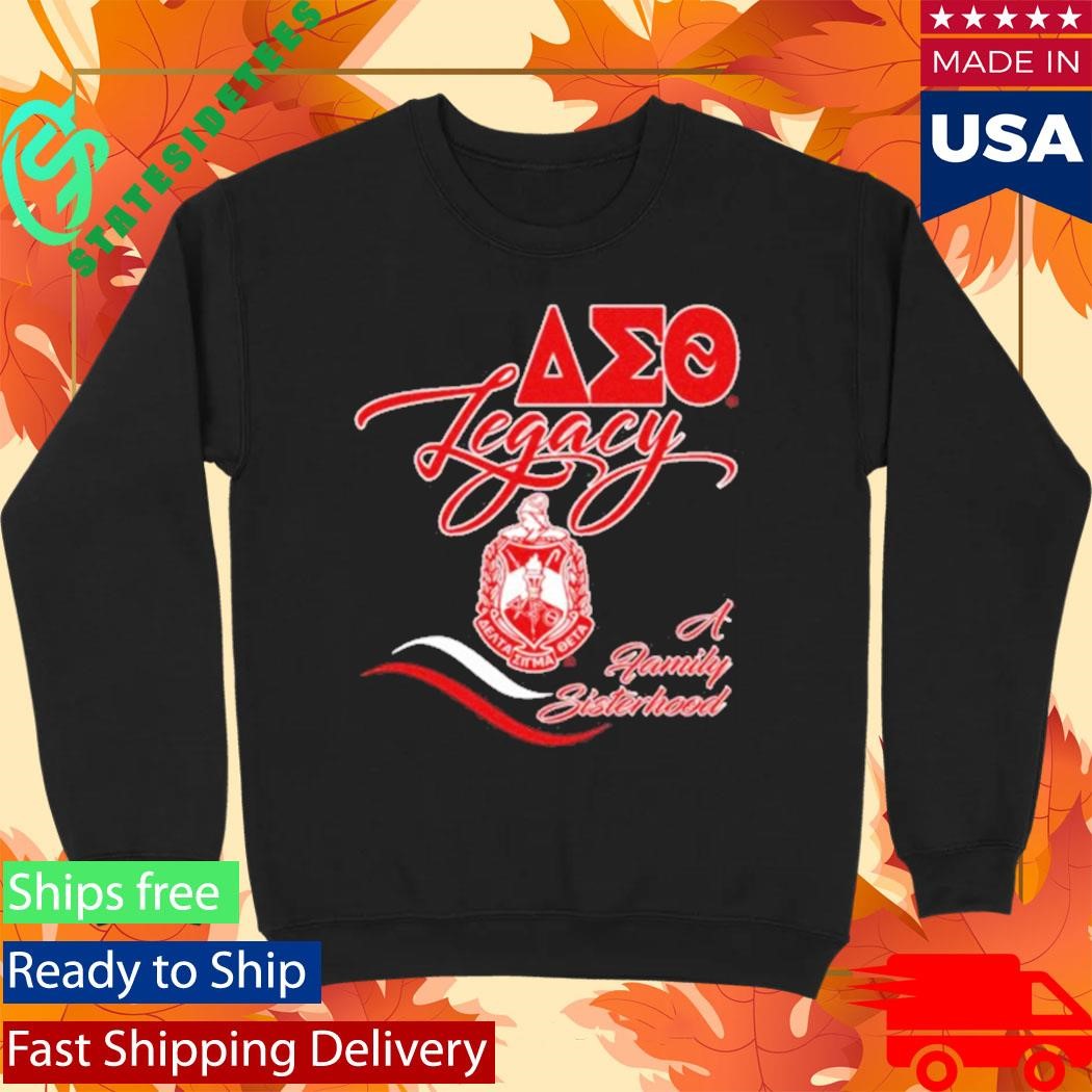 Delta Sigma Theta Δσθ Legacy Glitter Screen Shirt