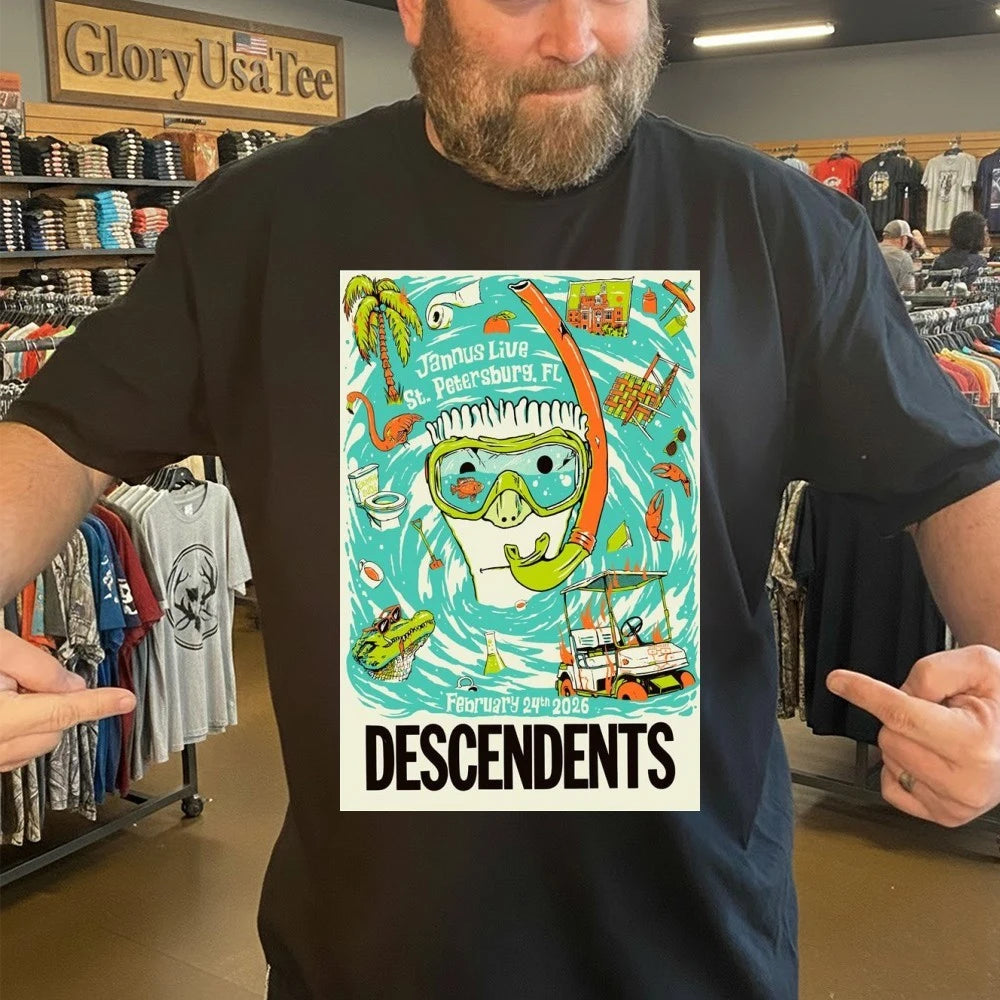 Descendents At Jannus Live On February 24 2026 Poster Shirt
