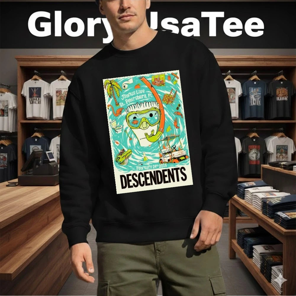 Descendents At Jannus Live On February 24 2026 Poster Shirt