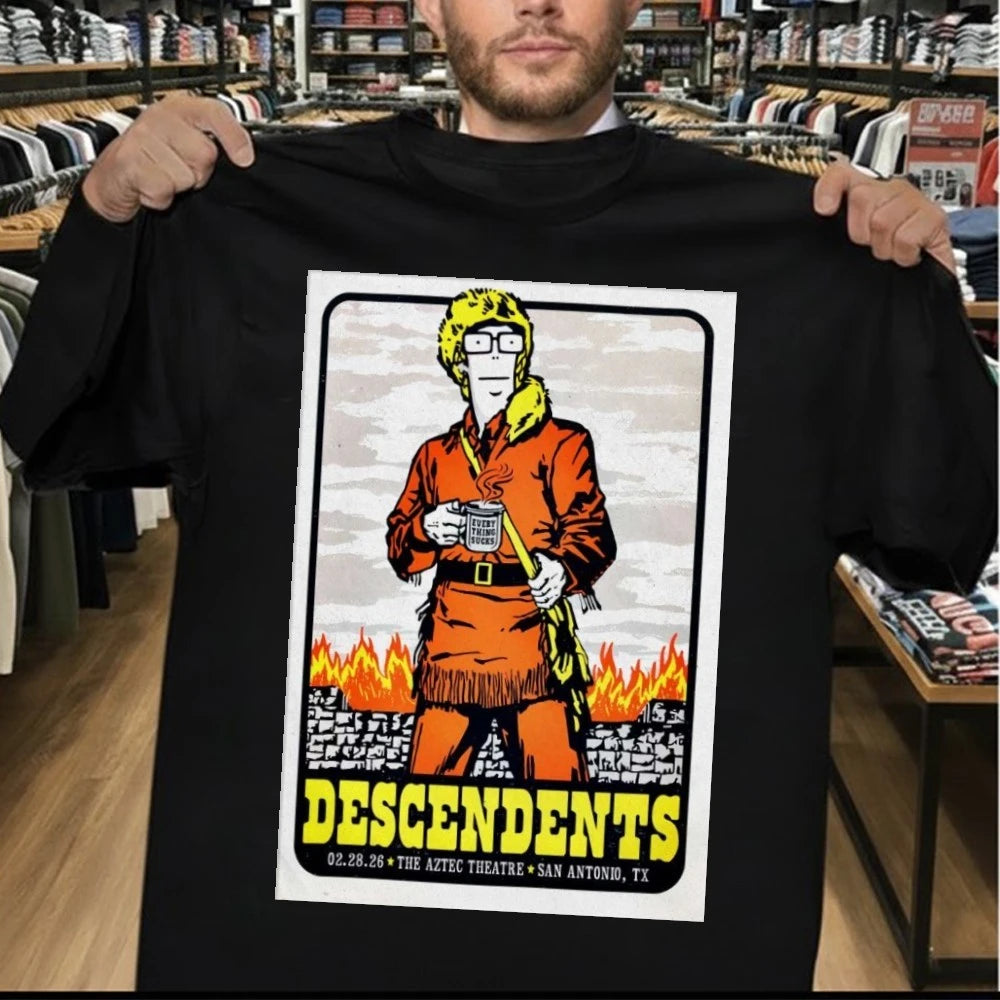 Descendents Feb 28 2026 San Antonio TX Poster Shirt